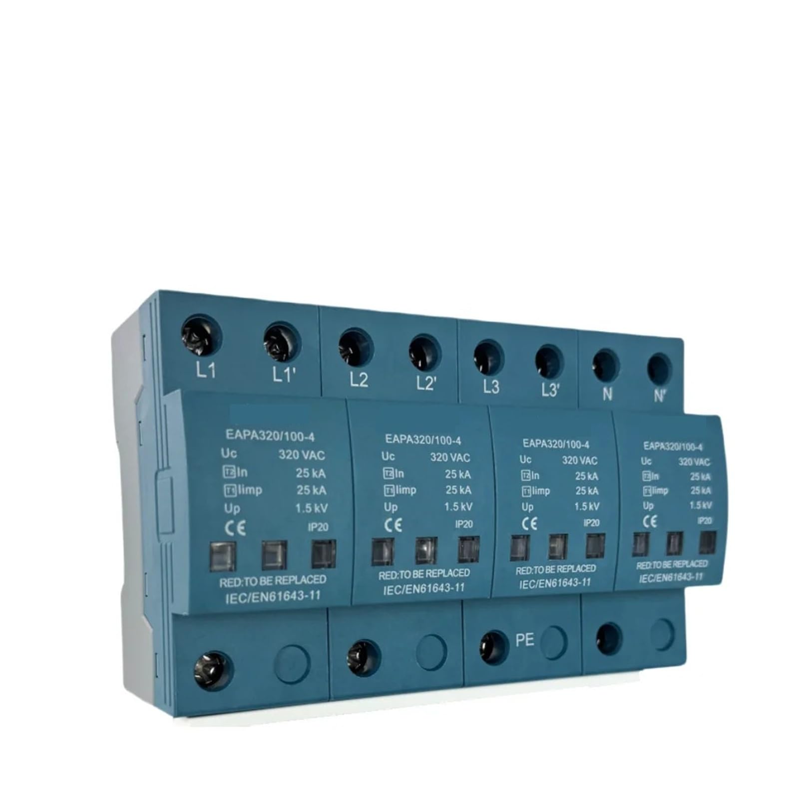 Parafoudre 4P 100KA T1+T2 protège votre cabine de distribution - 4
