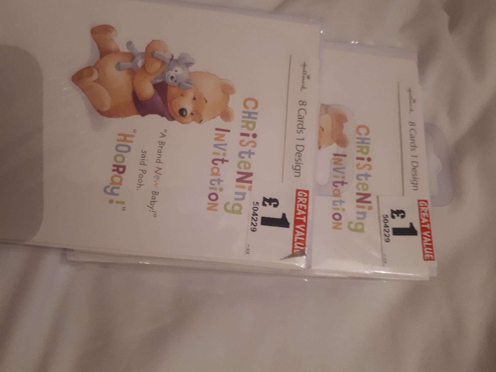 Hallmark Christening Invitation Disney Baby Pack of 8 Cards Amazon