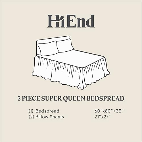 Miniatura 4 de HiEnd Accents Stella - Juego de colcha de terciopelo de seda de 3 piezas con fundas de almohada, rosa polvoriento, tamaño súper queen, romántico,