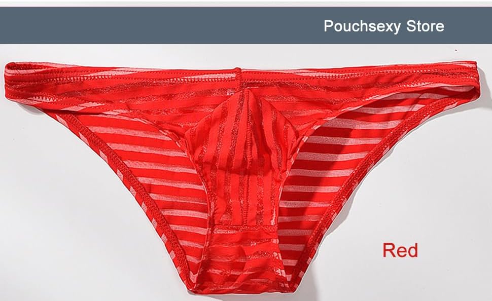 Men's Mesh Breathable Briefs U convex bulge pouch undewear sexy for man bikini Breathable panties Quick Dry 3-Pack - Image 2