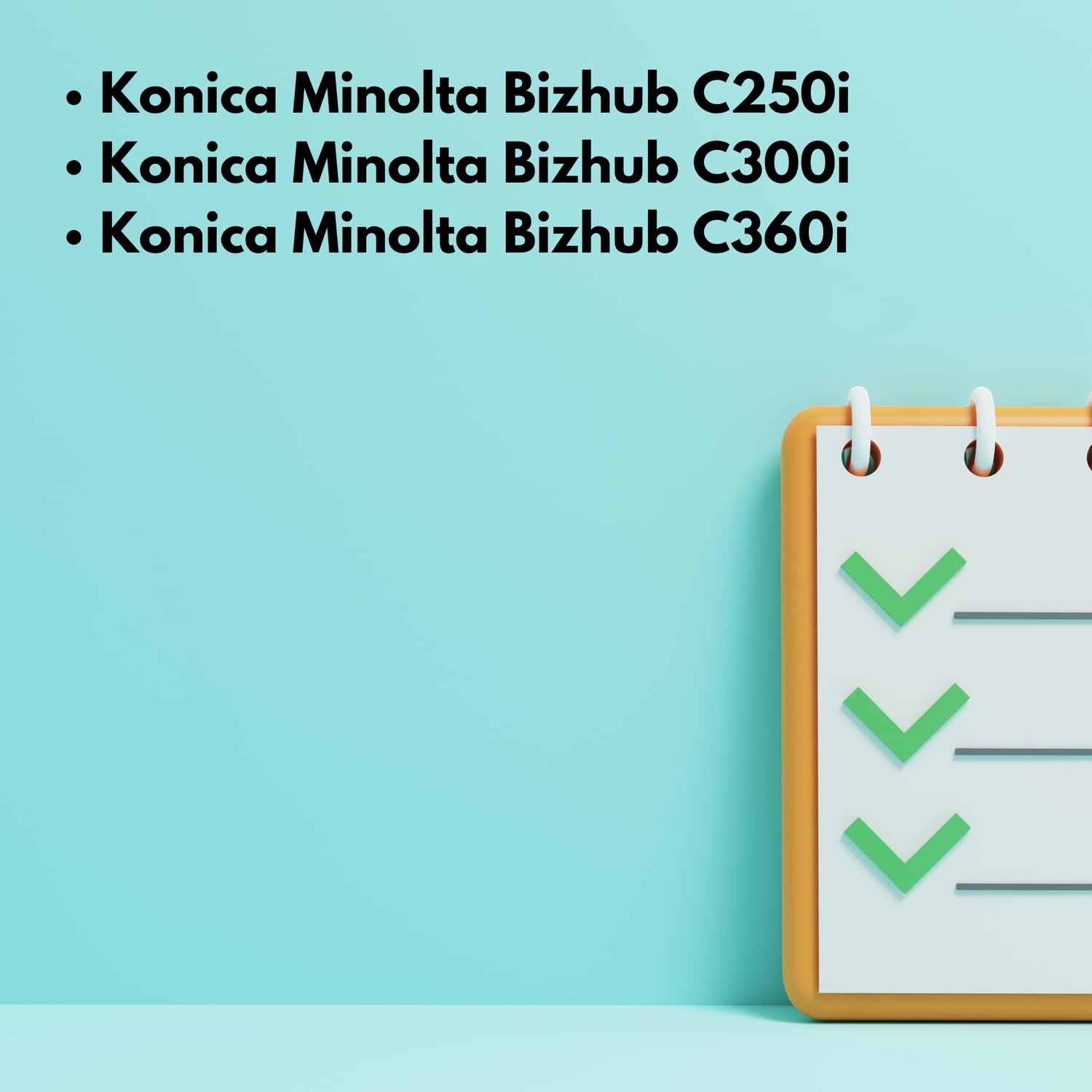 EVOKE TN328 TN-328 Toner Kompatybilny z Konica Minolta C 250 i C 300 i C 360 i (Zestaw CMYK) 102000 Stron