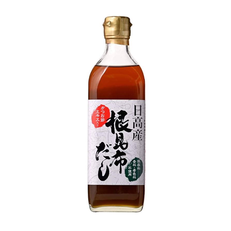 Amazon.co.jp: 日高産 根昆布だし かつお節 エキス入り 500ml