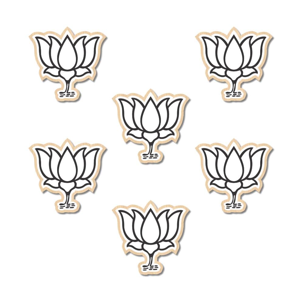 Wood Gully "Lotus Pattern" Lapel Pin Minimalist Design | Icon Badge | Stylish Button for Clothes Hat Bag Shirt Collar-image-25