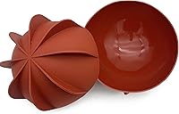 Vista 3 de Goldbaking Molde de silicona para tartas de cúpula de 7 pulgadas, media bola, bandeja de hornear antiadherente, molde para hornear en forma de pan