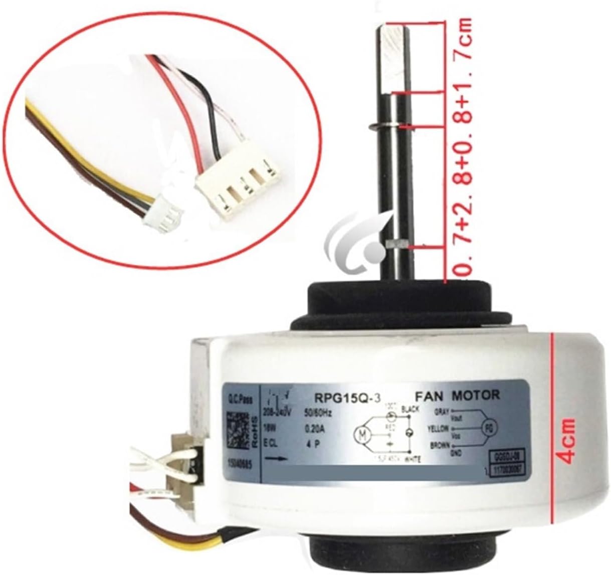 Replacement Air Conditioning Fan Motor, RPG15Q-3 RPG19E-6, Air Conditioning Replacement Parts