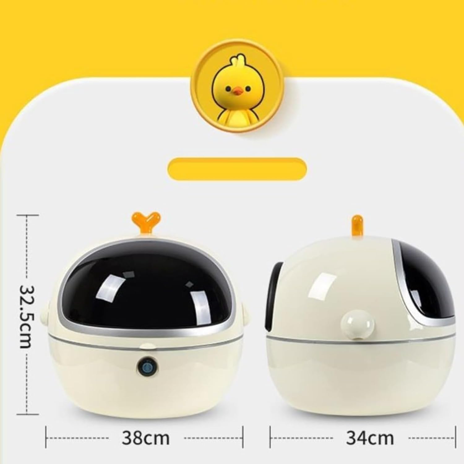 バイク用トップケース 防水 鍵付き 背もたれ付き かわいい おしゃれ デザイン フルフェイス収納可能 スクーター 原付 イエロー