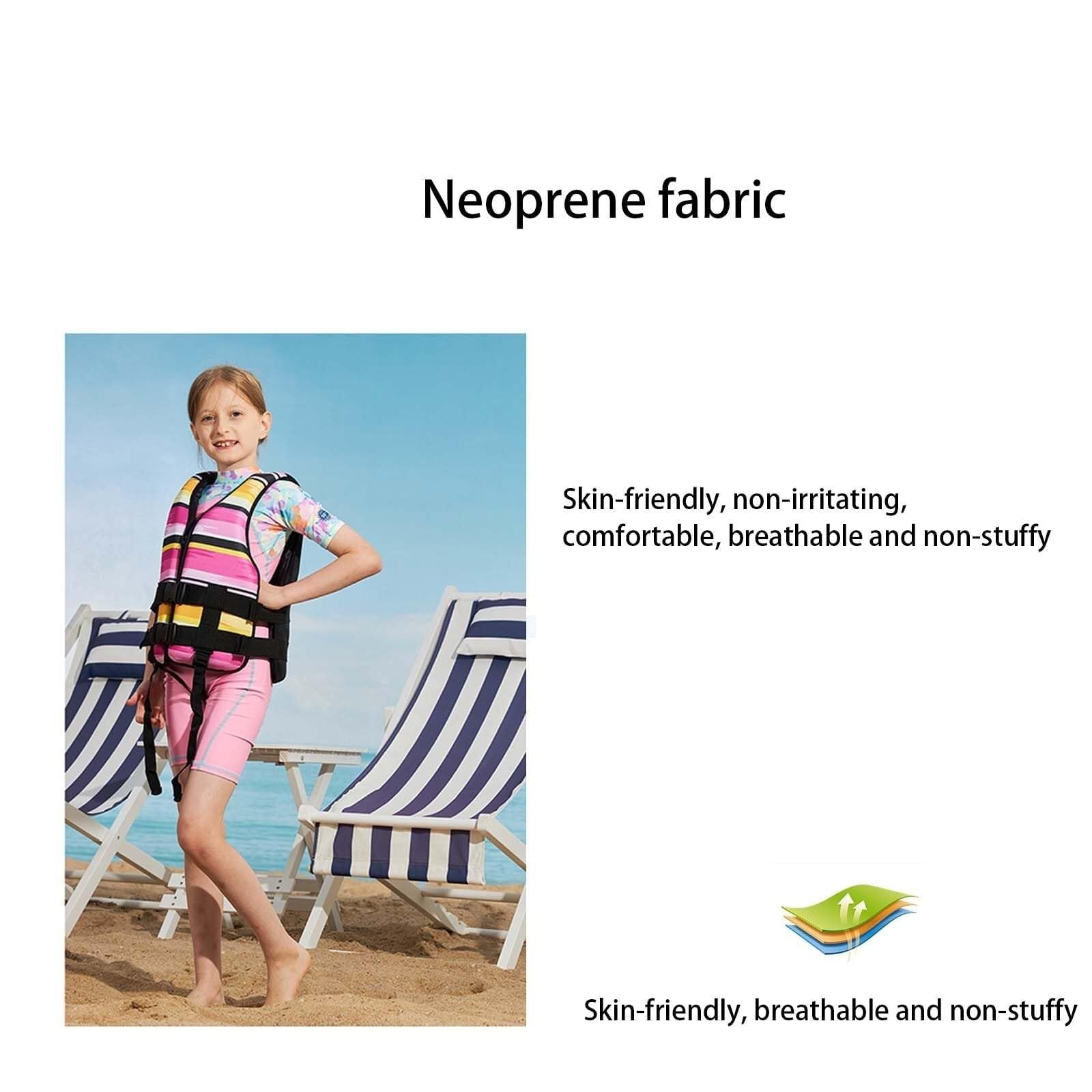 Neopren-Kajakweste mit Verstellbarem Bund und Reißverschluss