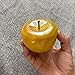 mwpqbd Apple Decoration Christmas Eve Gift Family Living Room Rare Solid Wood Crafts Collection Decoration (Golden Silk nanmu(Size 3.2 * 3.2 