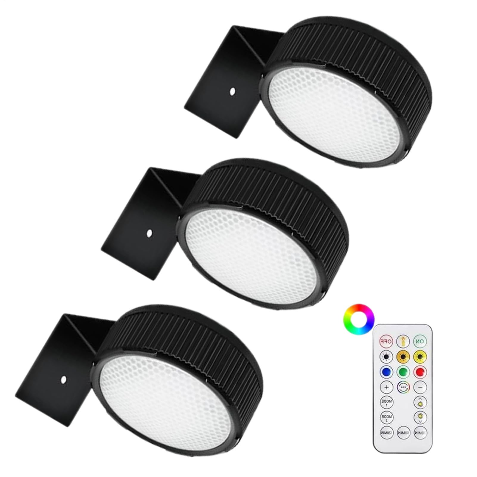 Lampa do zdjęć zasilana bateriami, 3 x ściemniana, do wnętrz, obraz ścienny, zdalne sterowanie, ekspozycja artystyczna, nowatorska lampa z timerem, do kawiarni, sali wystawowej