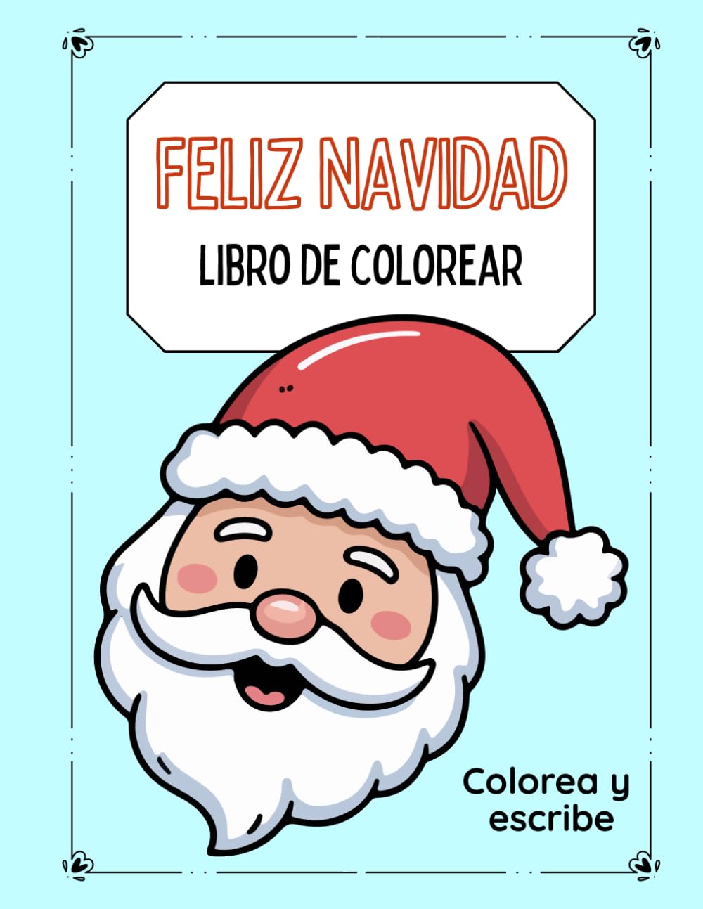 Feliz Navidad: Libro de colorear