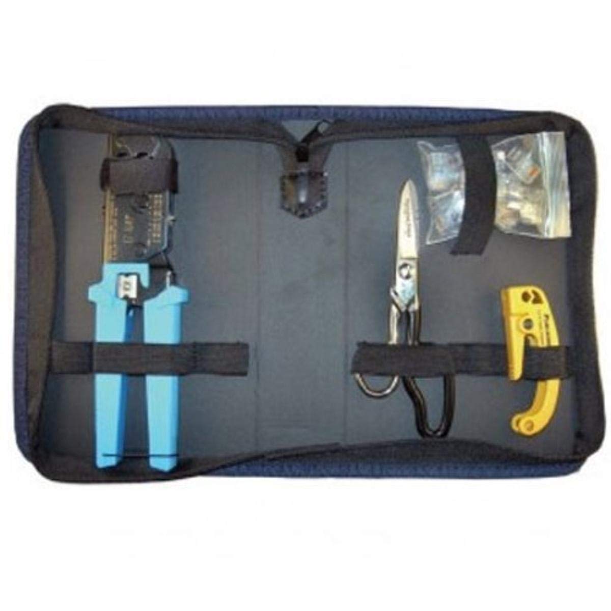 Platinum Tools90136 EZ-RJ45 Termination Kit, w/Zip Case. Box.