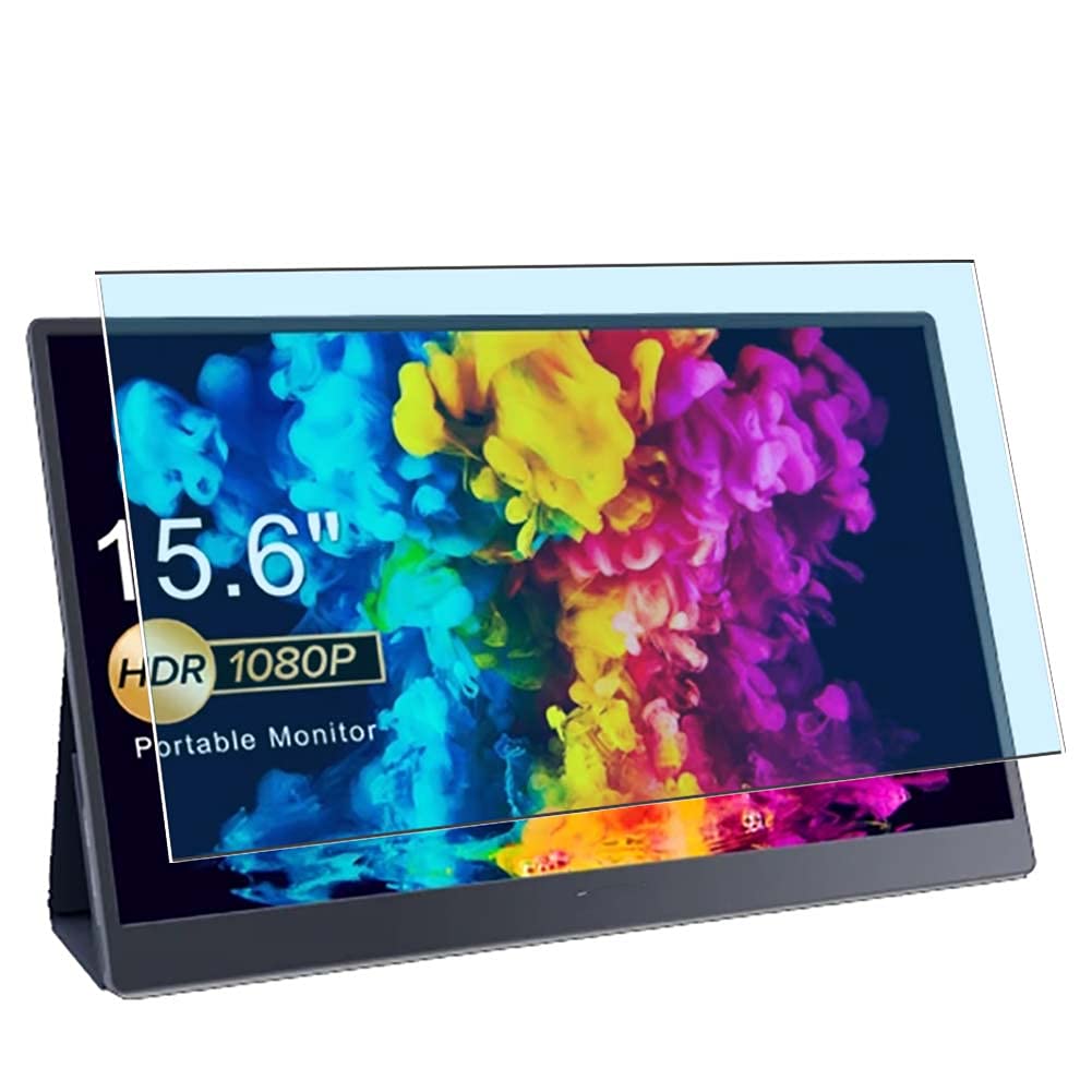 Vaxson 2-Pack Anti Blue Light Screen Protector, compatible with Cforce C-force Portable Monitor CF011S 15.6", TPU Guard Film Protectors Sticker [NOT Tempered Glass Case Cover ]