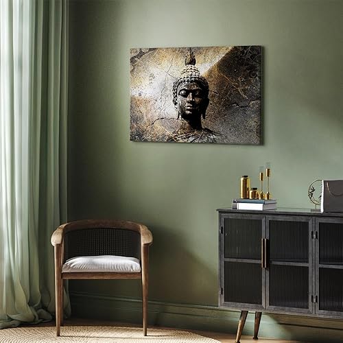 Miniatura 2 de artgeist Lienzo decorativo para pared, Buda de 24 x 16 pulgadas, 1 unidad, decoración del hogar, cuadro estirado, pintura fotográfica, imagen,