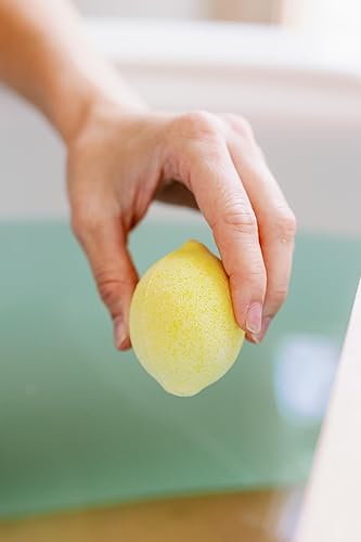 Miniatura 4 de Bombas de baño de limón para mujer, juego de 5 bombas de baño naturales, accesorios de bañera para mujer, en forma de limón, accesorios de baño y