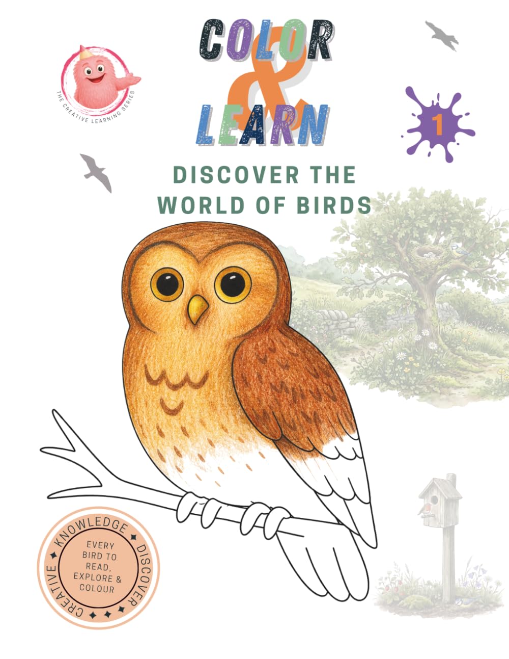 Color & Learn: Discover the world of birds