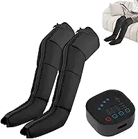Massageador de Perna, Relaxe os Meridianos,Melhore a Circulação Sanguínea,8 Tipos de Botas de Massagem de Perna Completa com ForçA de Compressão de Ar, 4 Padrões 110/220v para Inchaço, Plugue da UE (220, Volts)