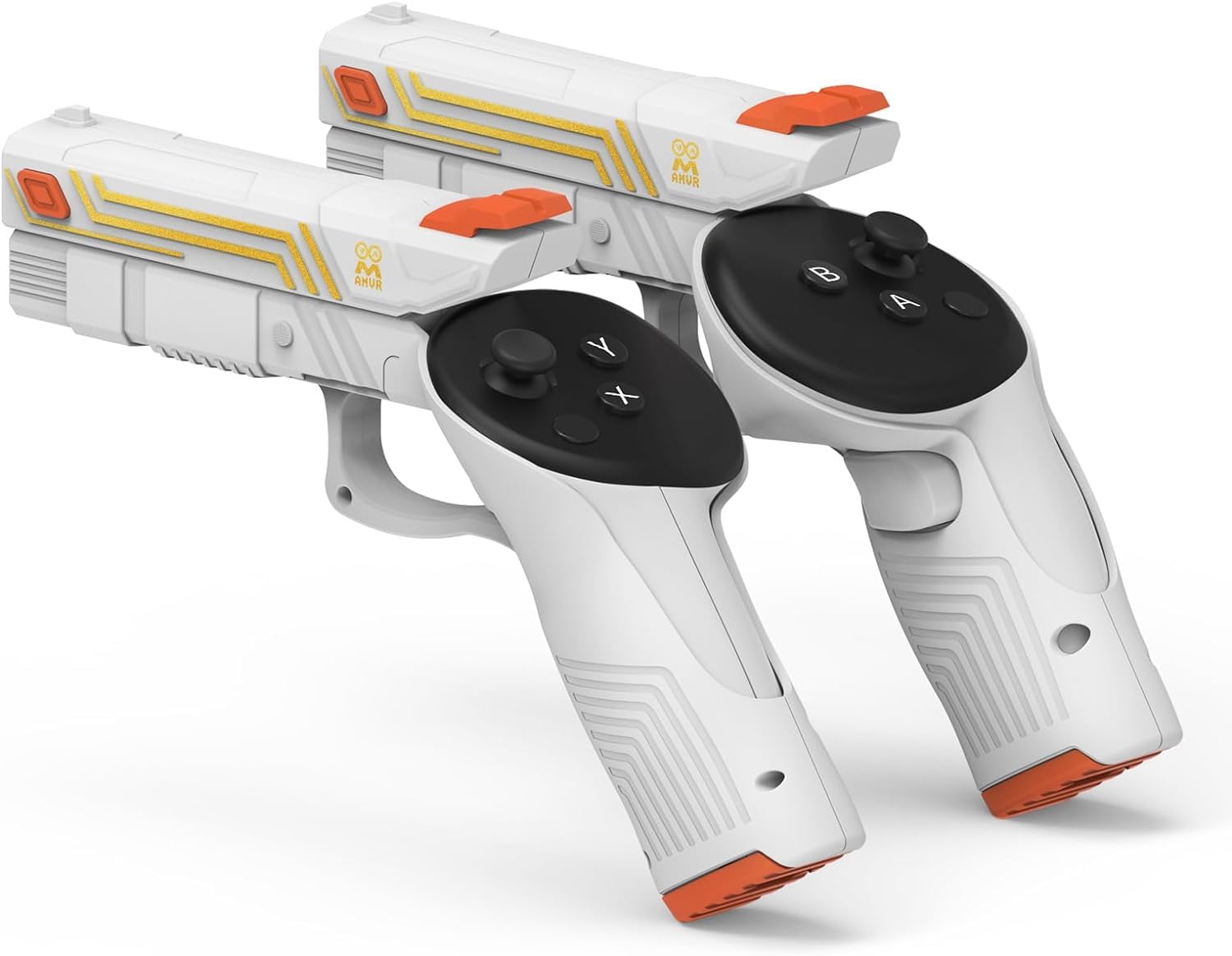 CENXI For Stock Attachment Compatible with Meta Oculus Quest 3S /Quest 3 Accessories, Weighted P-istoI Grip Enhance FPS Game Experience Holding Feel, VR Accessories for Anti Slip Handle