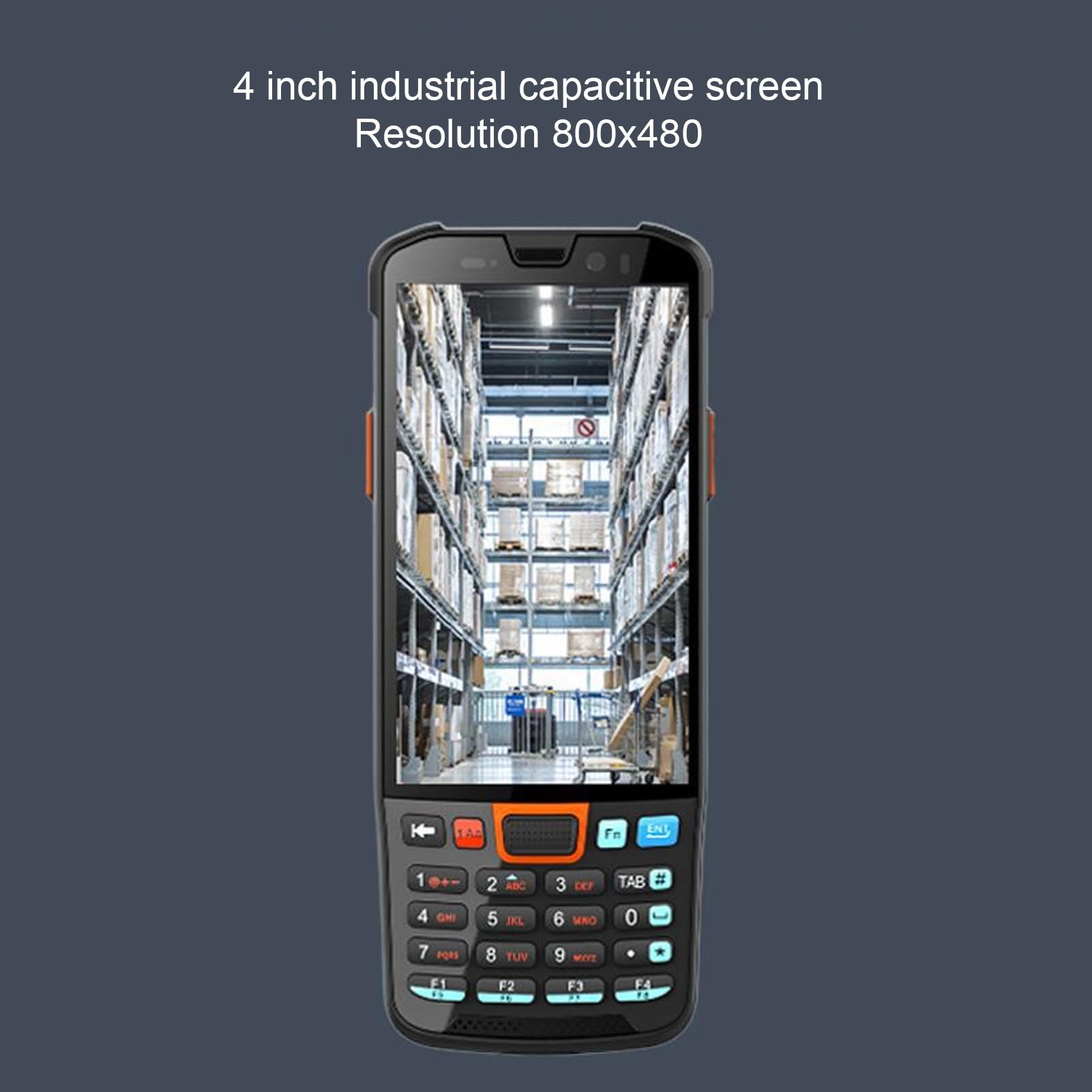 Ręczny Skaner Kodów Kreskowych PDA z 4-calowym Ekranem Dotykowym IPS, baterią 5000 MAh, Dwuzakresowym WiFi, 4 GB RAM, 64 GB ROM, Aparatem 13 MP, NFC, Bluetooth 5.0, Android 11