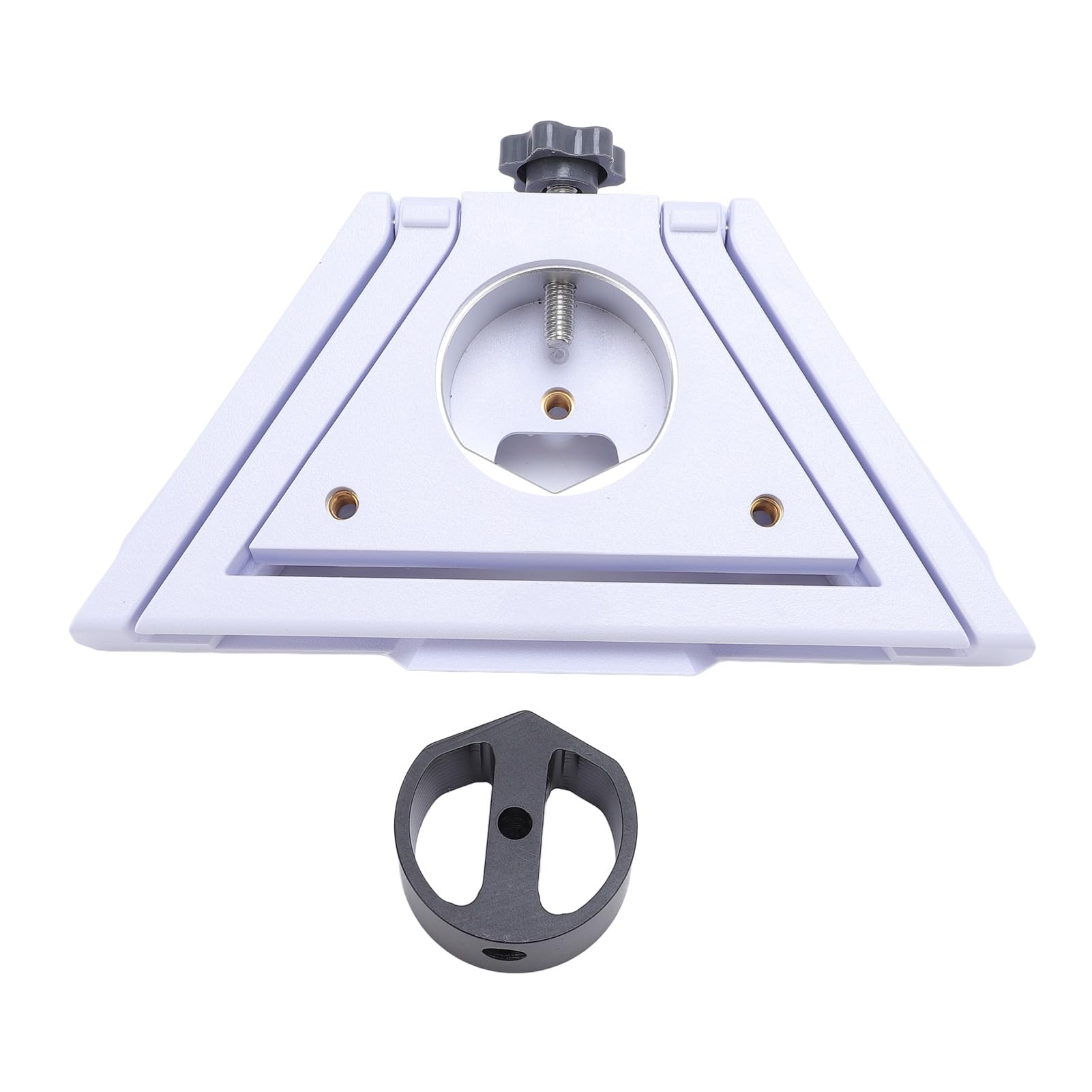 Ausla 2 in 1 Supporto per Antenna Parabolica per Tubo da 38,5 Mm, ABS