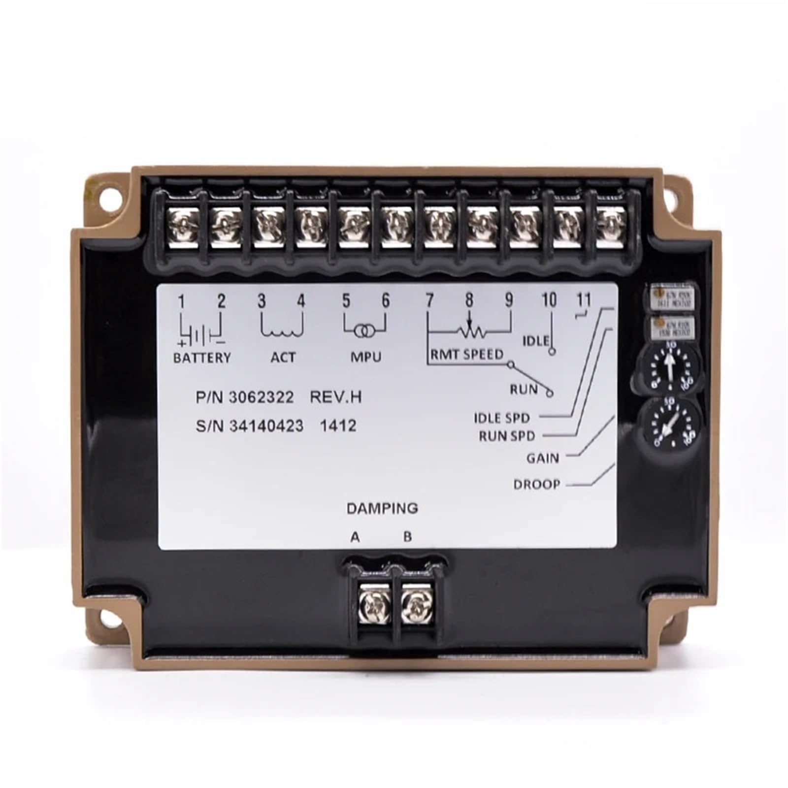3062322 Drehzahlregler-Steuereinheitsmodul 3032323 Generator-Elektro-Ersatzteilregler 1 Stück(3062322)