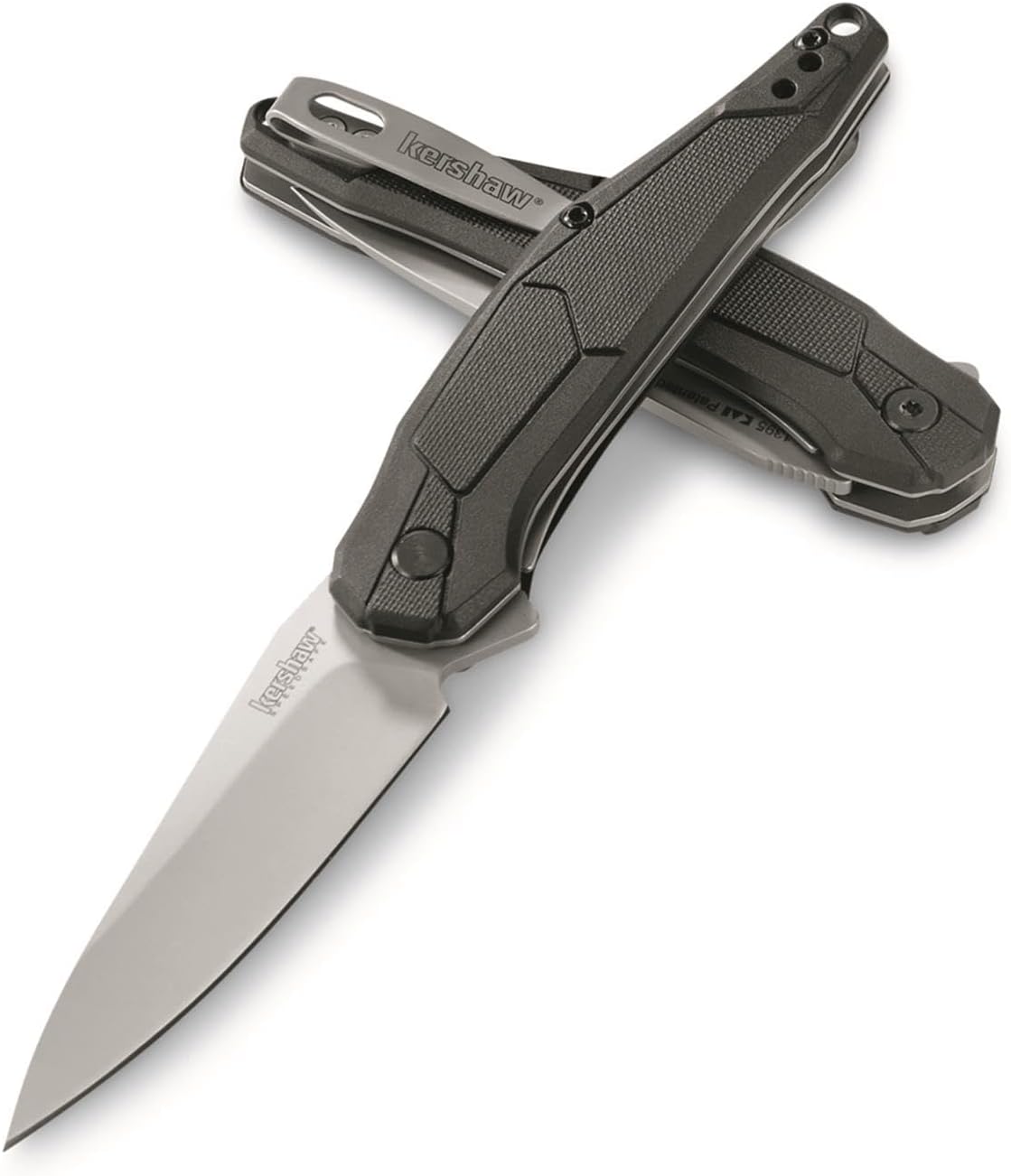Kershaw Lightyear Assisted Opening Knife Black GFN (3.1" Bead Blast) 1395