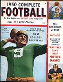 Complete Football 1950-NCAA College Football-Notre Dame-300+ pix-VG/FN