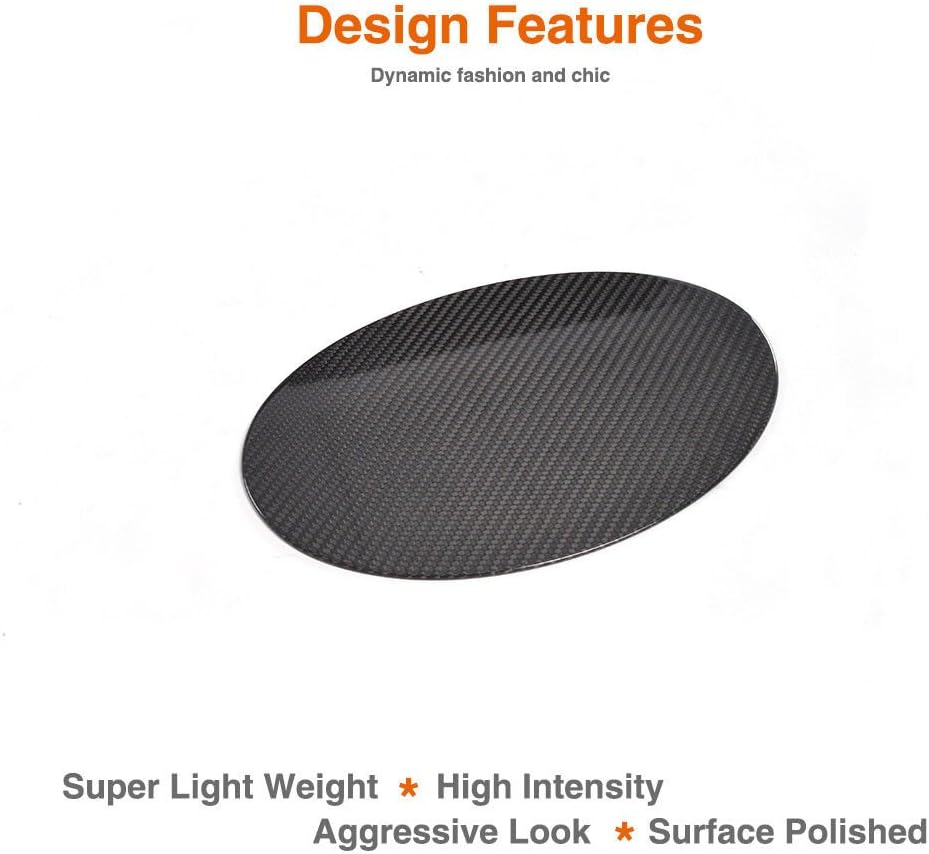 Carbon Fiber Fuel Filler Cover Gas Tank Cap fits for Maserati Levante Base S Sport 2016-2018