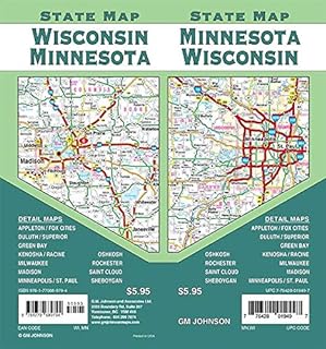 Minnesota/Wisconsin State Map