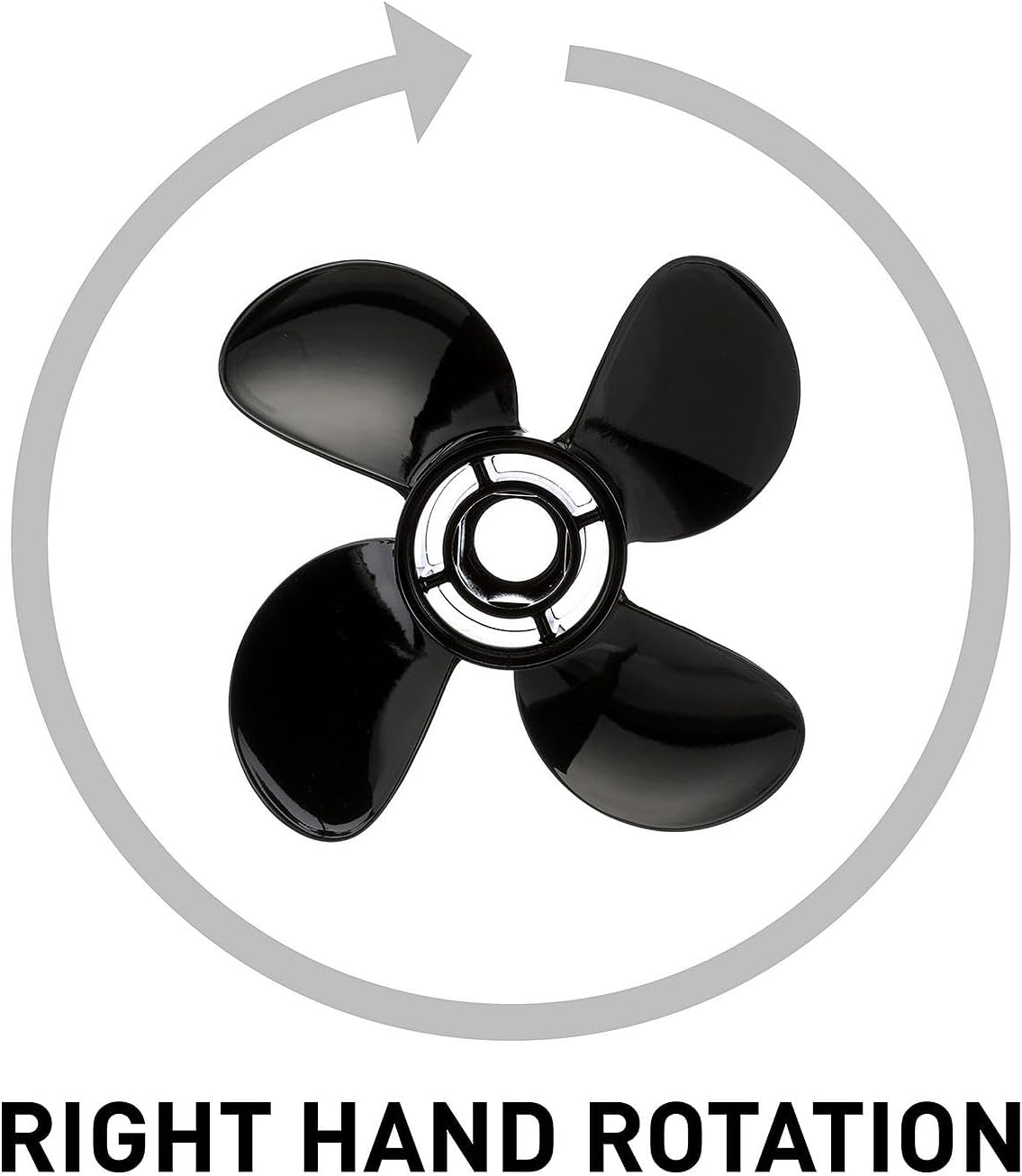 Mercury Spitfire 4-Blade Aluminum Propeller, 10.3” Diameter x 13” Pitch, Right Hand Rotation
