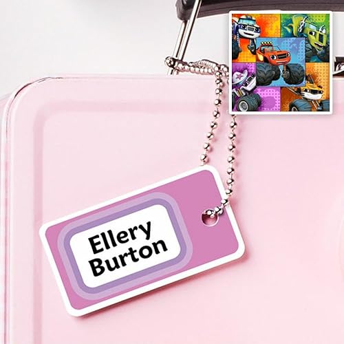 Miniatura 4 de Oliver's Labels Blaze and The Monster Machines Mini etiquetas para bolsas 3 etiquetas personalizadas impresas personalizadas para equipaje y bolsa