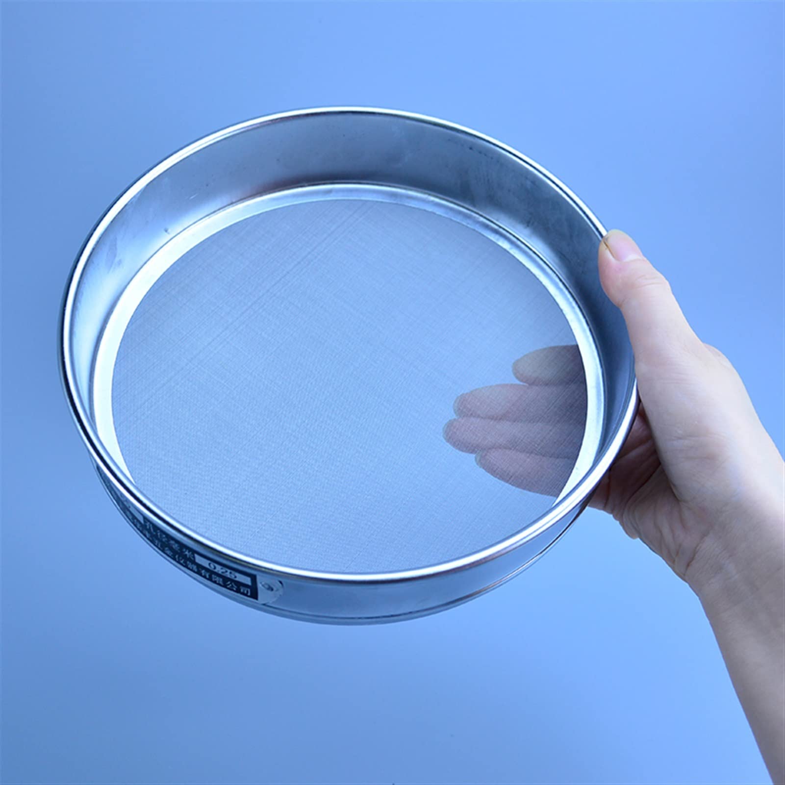 1pc Test Tamis Laboratoire Standard échantillonnage Inspection pharmacopée Tamis 304 Susciter Filtre Maillage chroming Cadre diam. 20 cm 10-200 Maillage (Capacity : 80 Mesh(0.2mm))
