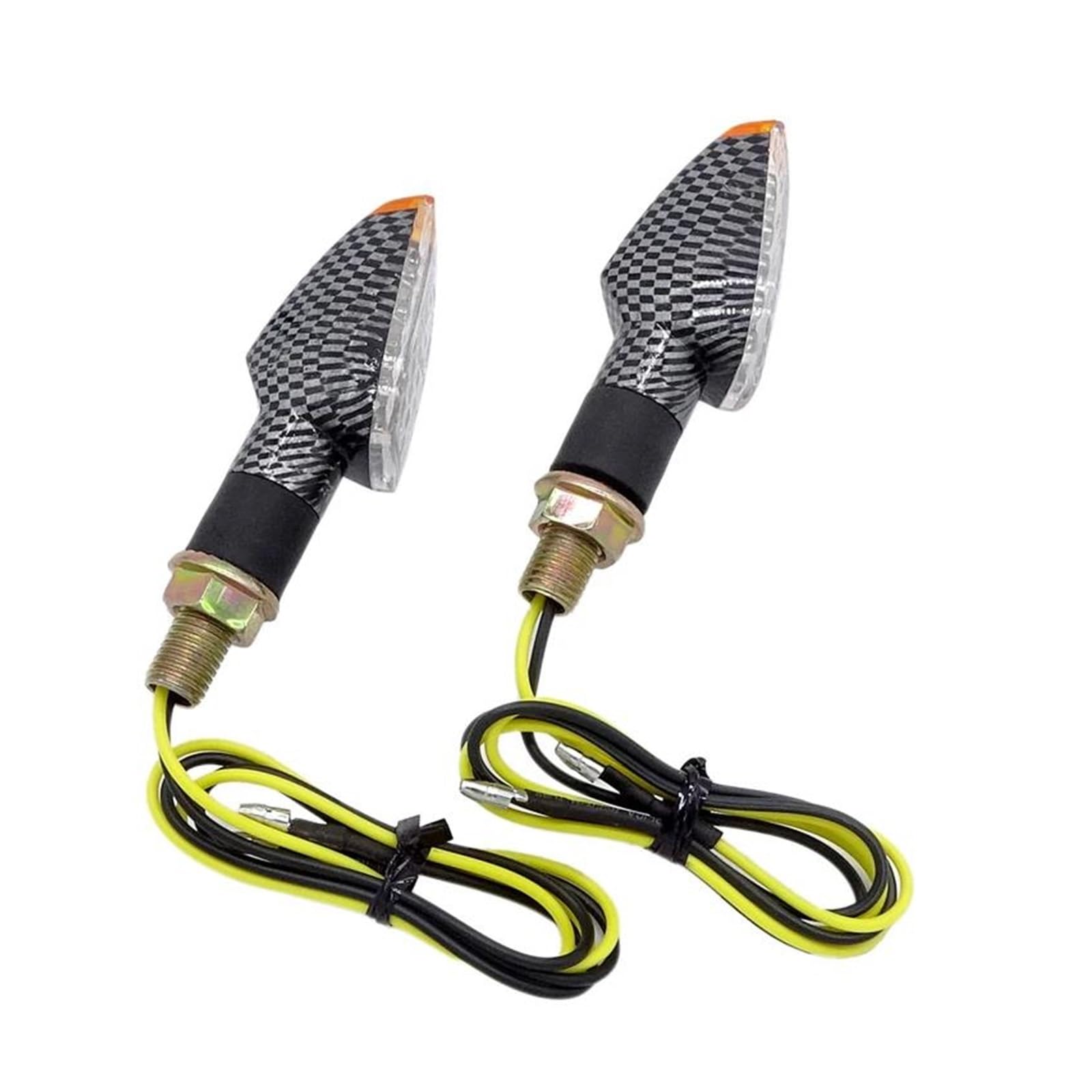 Richtingaanwijzers voor en achter voor motorfietse Voor HON&DA 12V Motorfiets Universele Richtingaanwijzer LED Licht Blinker 2 stuks Kits (Color : D