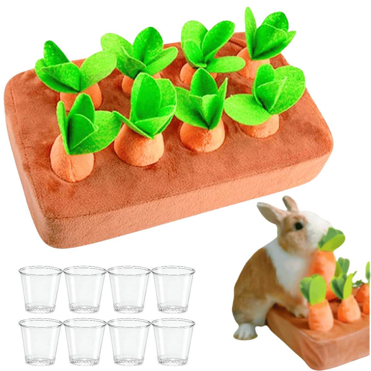 Amazon.com : Upgraded Interactive Rabbit Enrichment Toys, Hide and