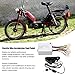 Alomejor Electric Conversion Kit 12V 500W Brushed Motor Controller with Foot Throttle Pedal for Electric Scooters Tricycles