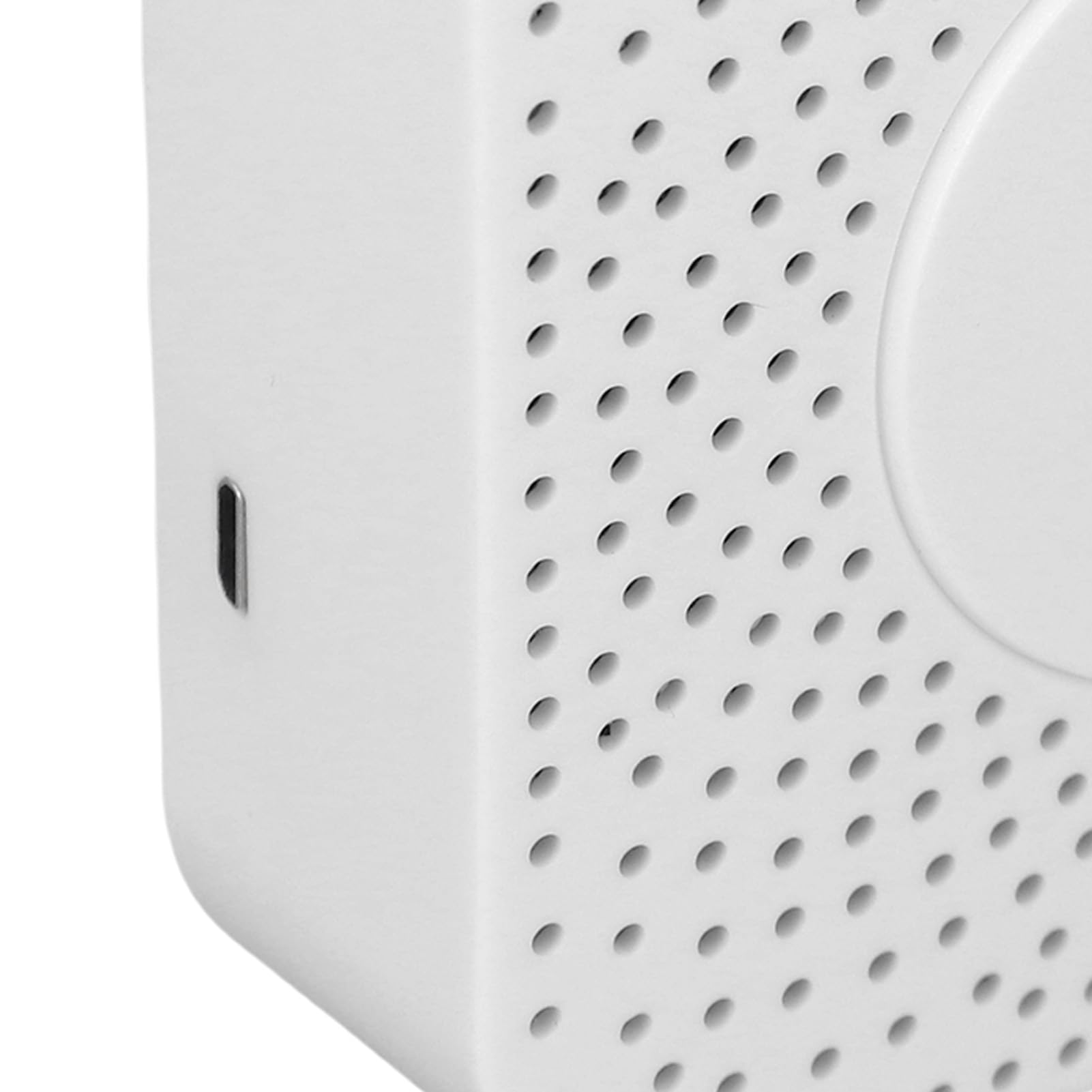 Eujgoov Rilevatore di qualità dell'aria per Casa Intelligente Monitor della qualità dell'aria Interna in ABS con Controllo APP 6 in 1 HCHO VOC CO2 PM2.5 Monitoraggio 'umidità della Temperatura per