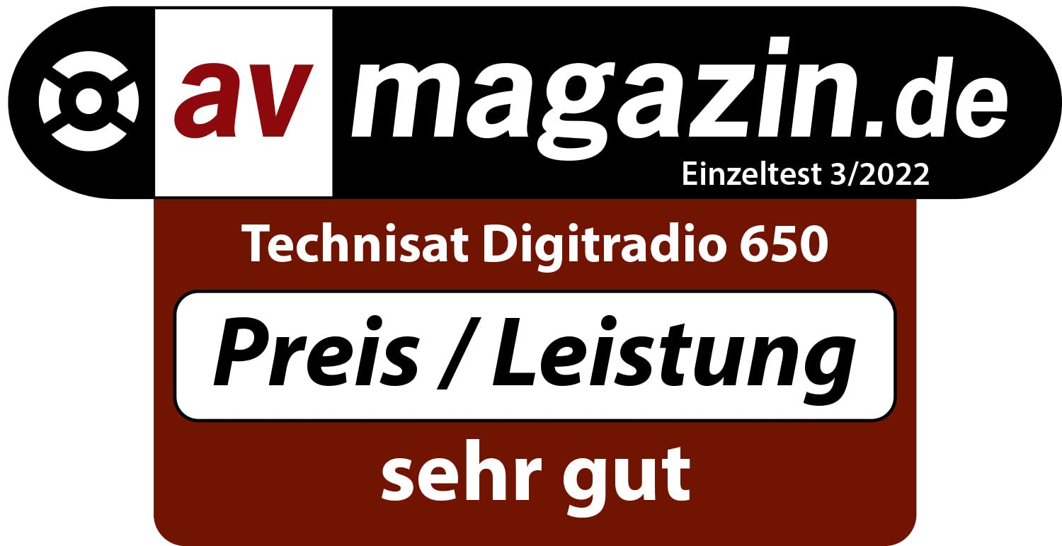 Technisat DIGITRADIO 650 - Kompaktanlage mit 70 Watt 2.1 Lautsprecher-System (Musik-Anlage mit Internetradio, DAB+, UKW, CD-Player, Bluetooth, App-Steuerung, Qi Ladestation, Spotify & Amazon Music)