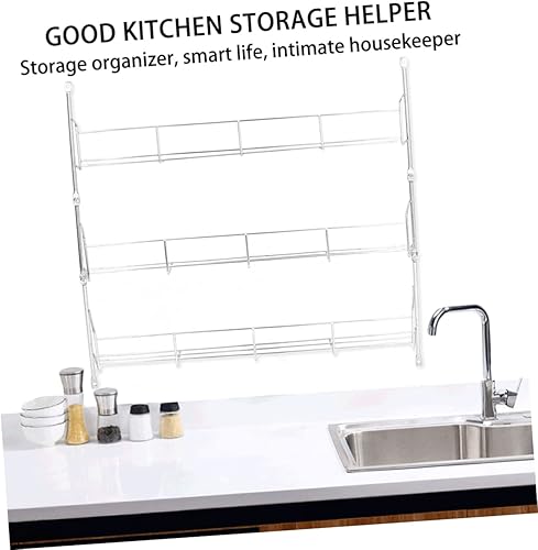 Miniatura 2 de DECHOUS Estante de pared multifuncional para cocina, sala de estar, baño (3 capas)