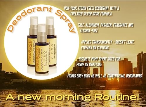 Miniatura 2 de OdorBlock desodorante corporal sin perfume natural y orgánico sin aluminio, espray invisible para hombres, mujeres y niños, paquete de 3