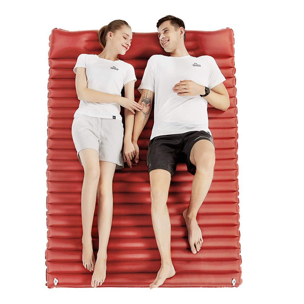 Colchoneta Liviana, Almohadilla Impermeable Doble Para Acampar Al Aire Libre, Cojín Aire Portátil Para Tienda Con Almohada, Bolsa Inflable Multifunción Para Inflar/Guardar Ropa/Recoger Agua