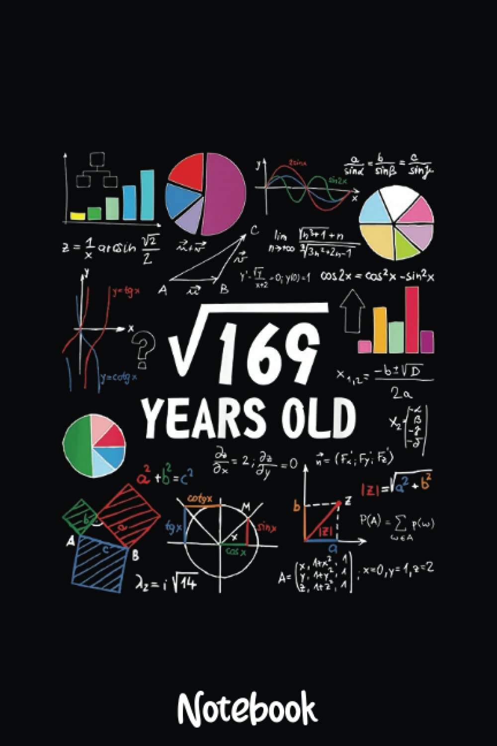 Square Root Of 169 13th Birthday 13 Year Old Math Nerd Notebook: Graph Paper Notebook, Grid Paper for Math and Science Students, Quad Ruled 4x4 110 Pages, 6x7534