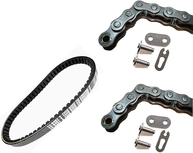 Coleman KT196 Go Kart Drive Chain, Jackshaft Chain and Belt