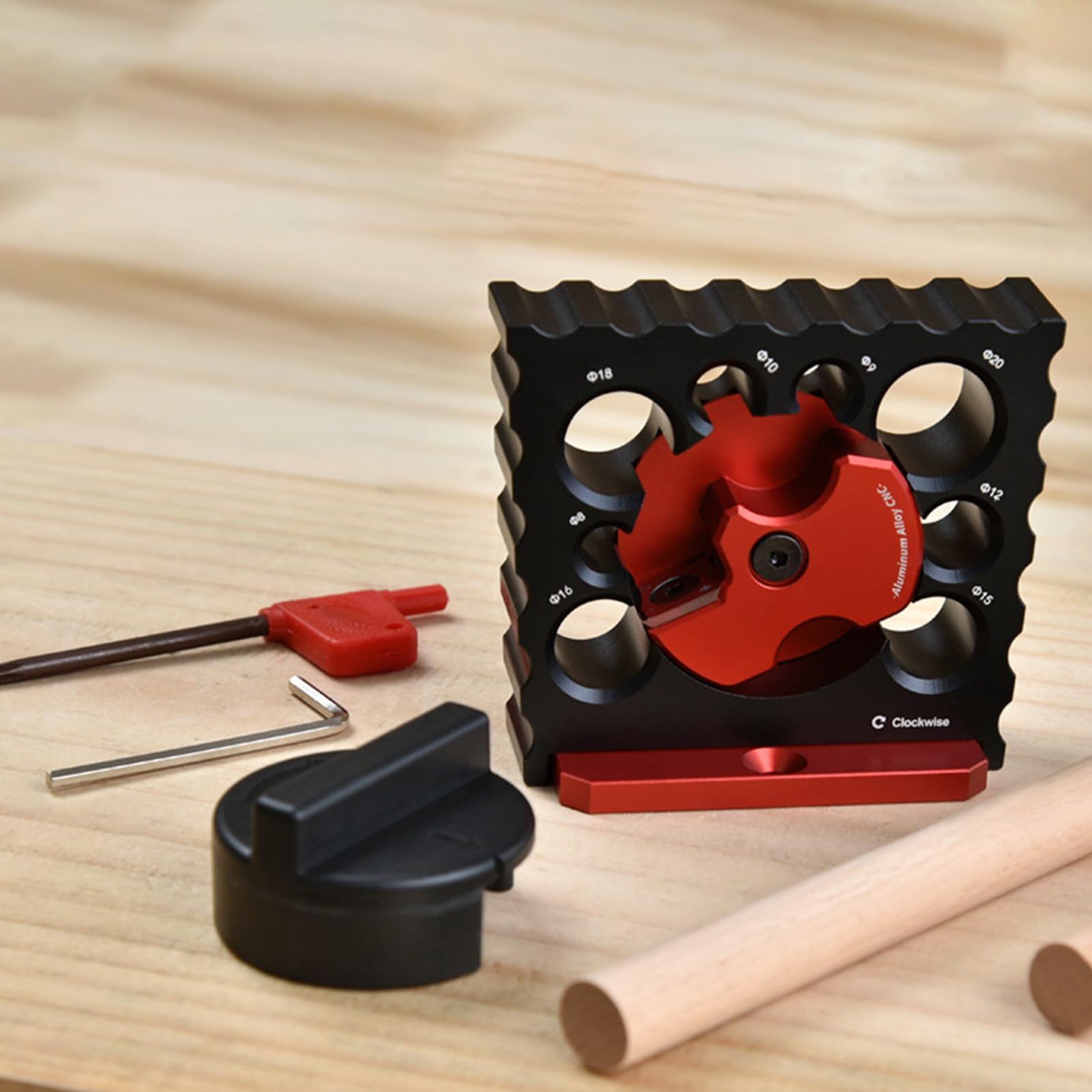 Utensile Per Creare Tasselli Utensile Lavorazione Legno Con 8 Fori | Macchina Per Tasselli Con Trapano Elettrico Per Ristrutturazione Costruzione Produzione Di Mobili Professionisti E