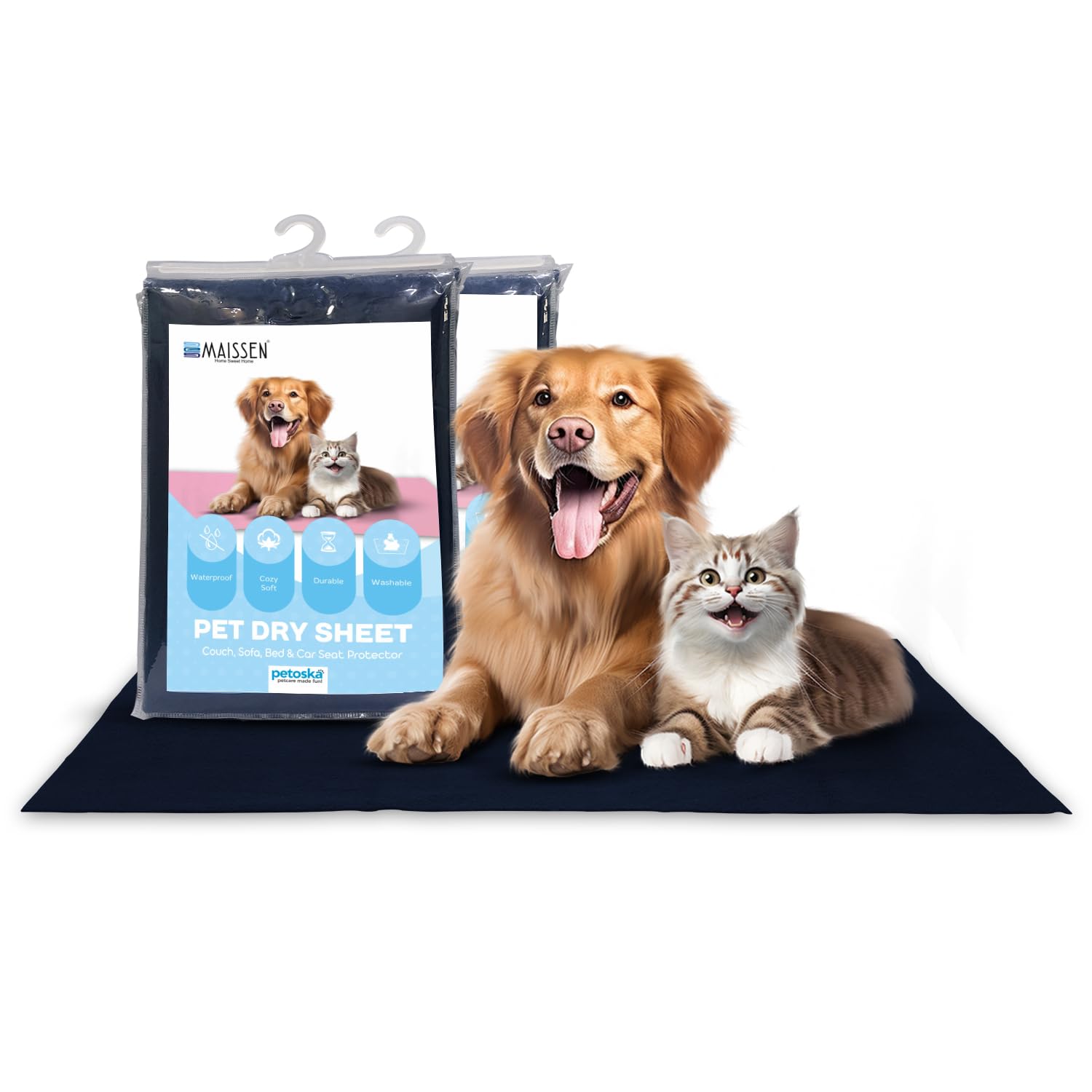 See full amazon price history chart for Maissen Pet Dry Sheet Small- DarkBlue | Pack of 2 | Size- 70Cm X 50Cm | for All Pets | Waterproof Reusable Pee Pads for Dogs | Washable Pet Dry Sheet | Training Pads for Dogs | Odor Remover | Dog Mat Maissen Pet Dry Sheet Small- DarkBlue | Pack of 2 | Size- 70Cm X 50Cm | for All Pets | Waterproof Reusable Pee Pads for Dogs | Washable Pet Dry Sheet | Training Pads for Dogs | Odor Remover | Dog Mat (B0C6Q29DS9) Amazon Price History, Amazon Price Tracker