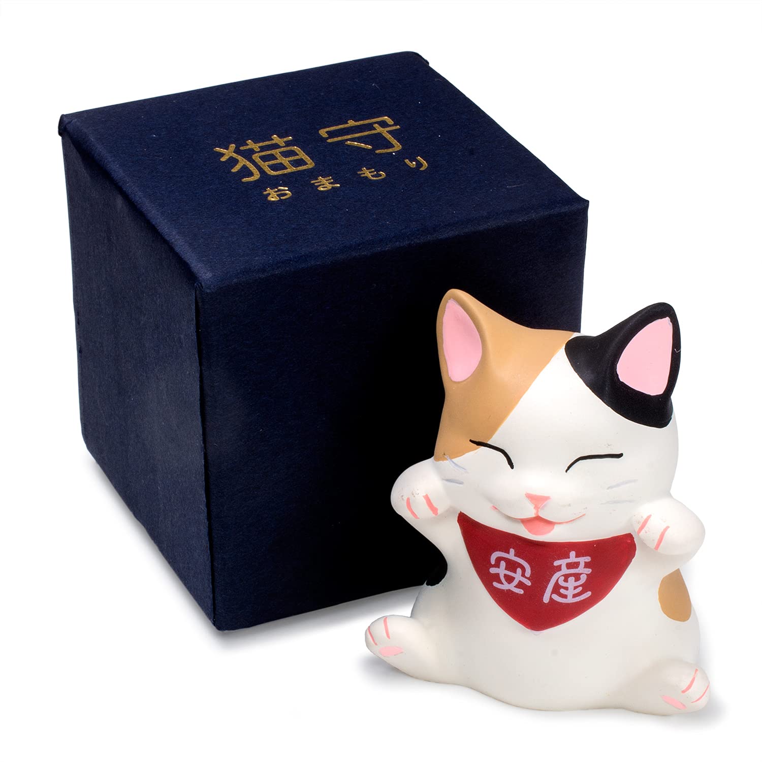 Amazon.co.jp: 猫守り 安産 おまもり 安産猫 BOX入り 安産祈願