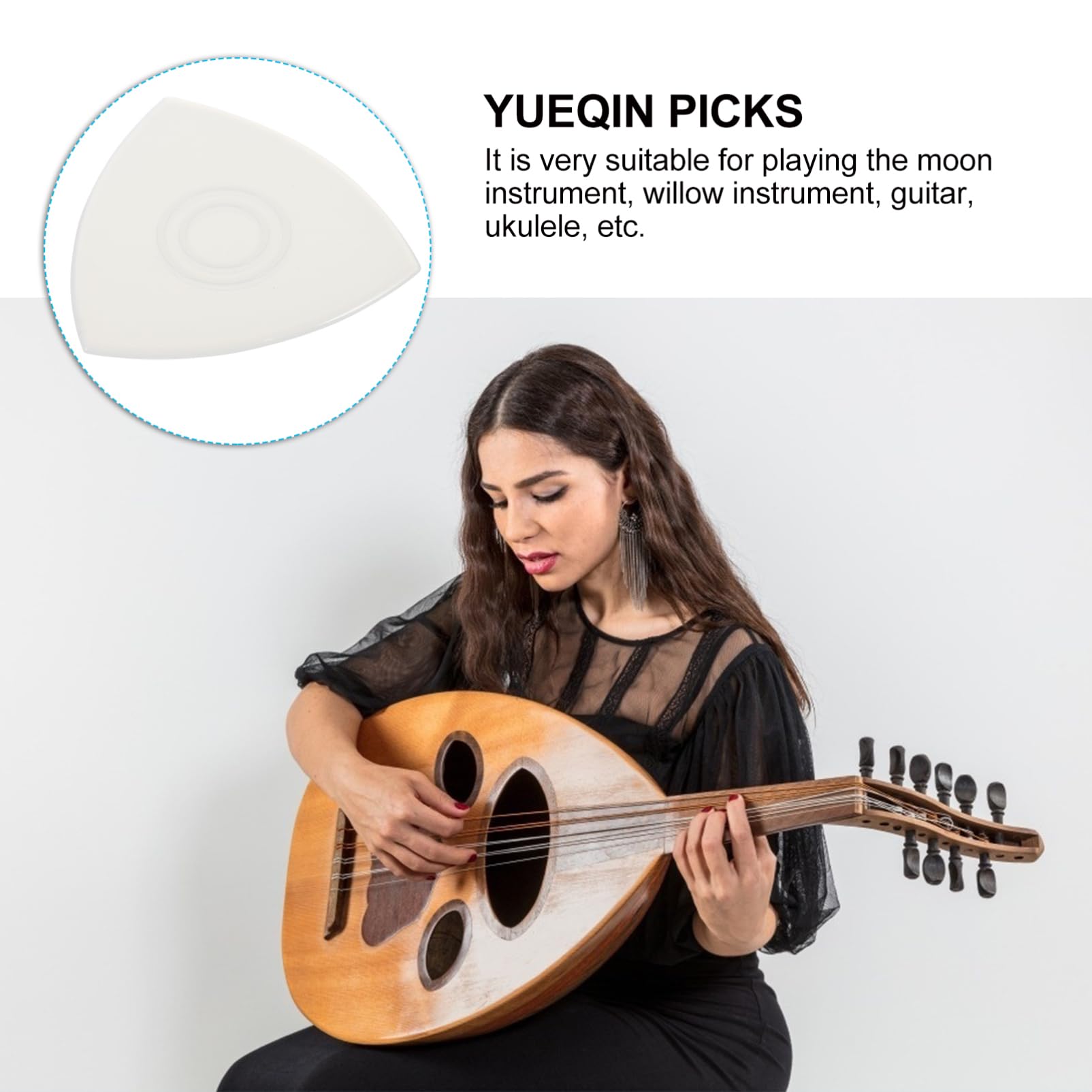 Toyvian 36stücke Professionelle Nylon-gitarren-picks Für Liuqin Rutschfeste Leichte Und Langlebige Plektren Für Gitarrenübung Und Musizieren