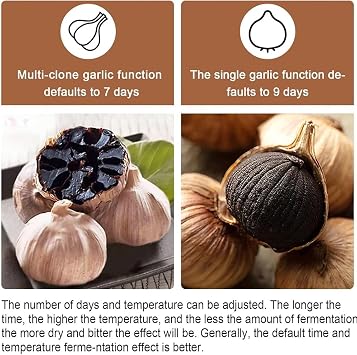 Black Garlic Fermenter Machine,Full Automatic Intelligent Electric Garlic Machine with 3-Layer Stainless Steel Shelf,Yogurt Maker Natto Maker,for Yogurt, Natto, Fruit Vinegar(5L)