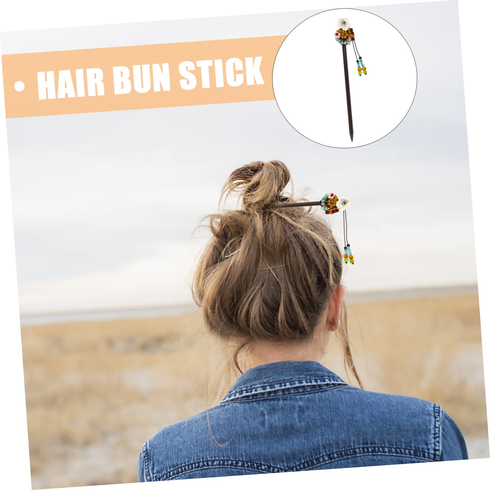 16stücke Traditionelle Chinesische Holz Haarnadeln Mit Quaste Und Blüten Für Hochsteckfrisuren Elegante Haarschmuck Für Hochzeiten Partys Und Besondere Anlässe