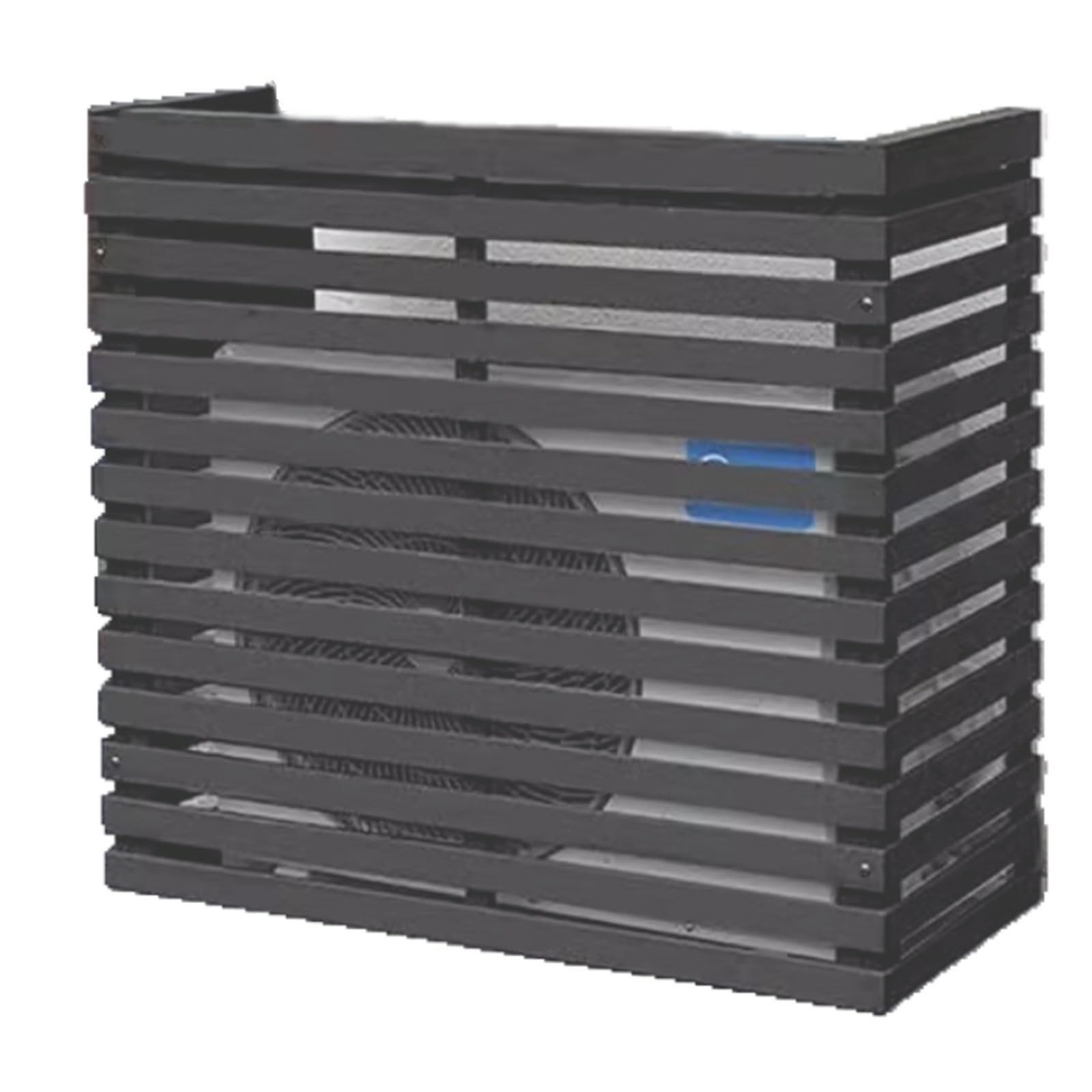 MESCXTY Air Conditioner Cover - Solid Wood Privacy Screen for Outdoor Units, Functional Storage and Aesthetic Fence