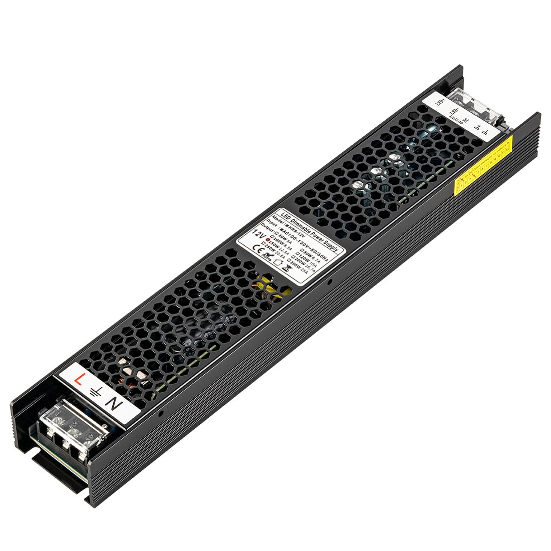 BTF-LIGHTING 150 Watts DC12V 12.5A Dimmable Triac/0-10V/1-10V Constant Voltage LED Driver Dimmer Power Supply AC 100V to 130V Transformer Adapter