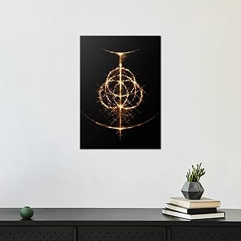 Amazon.co.jp: Displate Metal Poster Elden Ring - Lands